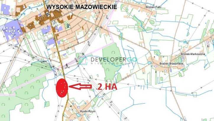 Działka Sprzedaż Mystki-Rzym 5