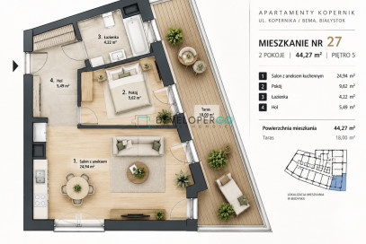 Mieszkanie Sprzedaż Białystok Piaski Mikołaja Kopernika